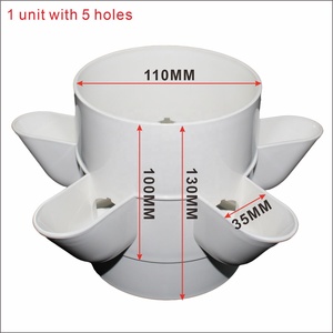 <span class=keywords><strong>30</strong></span> lỗ tháp thủy canh dọc hệ thống canh tác cho rau diếp bạc hà aeroponic tháp vườn dọc hệ thống cột thủy canh - Product Image 3