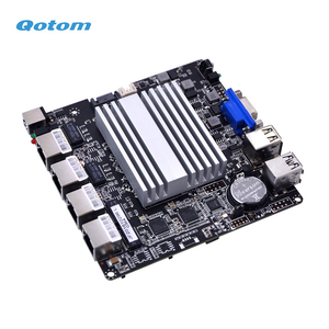 มินิพีซี Q190G4N J1900 แบบไม่มีพัดลม 4 พอร์ต I210 LAN ซอฟต์แวร์เราเตอร์ ไฟร์วอลล์ 1U Rack DDR3L MSATA อุตสาหกรรมพีซี - Product Image 4