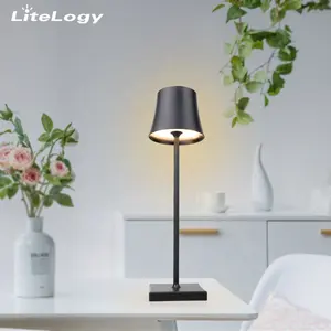 Klasik tarzı kısılabilir ev dekor Lampe De masa Led USB şarj edilebilir pil akülü masa lambaları hediye