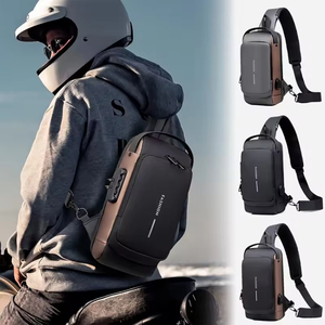 Custom Logo Waterproof Chest <b>Bags</b> Anti Theft Designer USB Crossbody <b>Sling</b> <b>Bags</b> for Men Fashion Chest Pack Single Shoulder <b>Bag</b> - Product Image 2