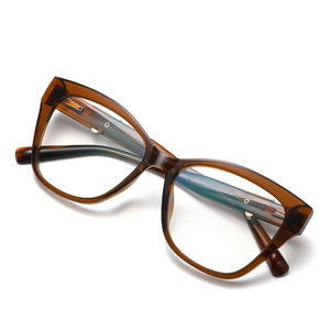 إطار عين القط من الأسيتات عالي الجودة مضاد للضوء الأزرق نظارات حجب النظارات البصرية إطارات النظارات - Product Image 1