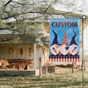 Fabricante de Banderas, Bandera Personalizada de 30x45cm, Impresión a una o dos caras, 12x18 Pulgadas, Bandera de Jardín para Navidad de Invierno - Product Image 4