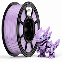Stock local aux États-Unis : Filament PLA pour imprimante 3D, 1,75 mm, violet lilas, 1 kg, bobine en plastique