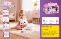 Peluche chat réaliste super douce personnalisable ODM, unisexe, rembourrée en coton PP, jouet en peluche pour anniversaire et soulagement du stress