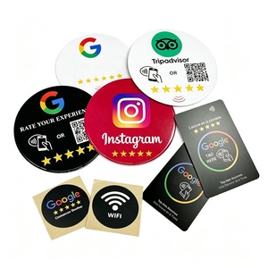 Tarjeta PVC con Chip NFC y Código QR Personalizado, Tarjeta <span class=keywords><strong>de</strong></span> Regalo <span class=keywords><strong>de</strong></span> <span class=keywords><strong>Google</strong></span> <span class=keywords><strong>Play</strong></span> sin Contacto, Tarjeta <span class=keywords><strong>de</strong></span> Reseña <span class=keywords><strong>de</strong></span> <span class=keywords><strong>Google</strong></span> - Product Image 2