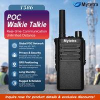 MYT T386 Talkie-walkie professionnel 4G POC avec enregistrement GPS, batterie 4400 mAh longue autonomie, interphone mondial pour la sécurité des équipes et les opérations d'intervention