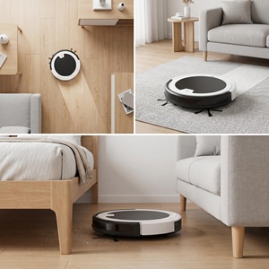 Aspiradora Robótica Inteligente 3 en 1 con Control Remoto, Limpieza Automática Inteligente, Inducción 360°, Diseño Desmontable, Batería de Alta Capacidad - Product Image 3