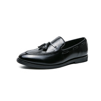 Chaussures habillées pour hommes respirantes à enfiler, élégantes, pour affaires, décontractées, fêtes, bureau