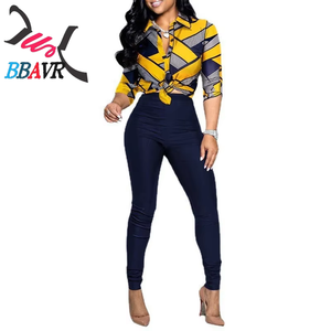Conjunto Casual de Dos Piezas para Mujer, Camisa de Manga Larga con Estampado a Color y Pantalones Casuales, Venta al Por Mayor, Nuevo, Popular en Tiktok - Product Image 6