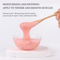 Masque Gel à la Rose Bulgare ODM pour Usage Domestique 650g – Extrait Naturel de Rose Hydratant, Anti-Dessèchement, Affinant les Pores, Éclaircissant et Réparateur pour le Visage