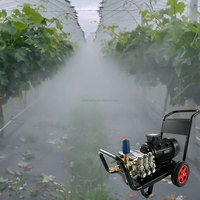 Pulvérisateur de brume à roues automatique haute pression pour serres de jardin, application de pesticides et refroidissement, direct usine