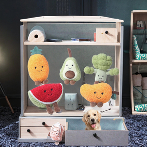 Mini <strong>Custom</strong> <strong>Dog</strong> Chew <strong>Toys</strong> Various Fruits Pet <strong>Plush</strong> <strong>Squeak</strong> <strong>Toys</strong> for Chewer - Product Image 5