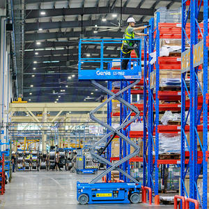 हॉट बिक्री सस्ते जेएलजी 8 मीटर में हाइड्रोलिक स्व-चालित कैंची लिफ्ट मोबाइल इलेक्ट्रिक प्लेटफॉर्म 0.64 मीटर x 1.59 मीटर टेबल 2-व्यक्ति क्षमता का उपयोग किया - Product Image 6