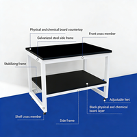 Muebles de Laboratorio, Mesa de Laboratorio de Altura Ajustable para Uso en Talleres