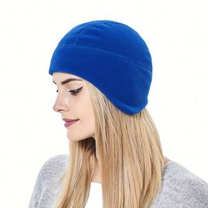 <b>Mens</b> Earflap Hat <b>Winter</b> Windproof Helmet Liner <b>Caps</b> Soft Warm Polar Fleece Beanie Hats Womens <b>Cap</b> With Ear Flaps - Product Image 3