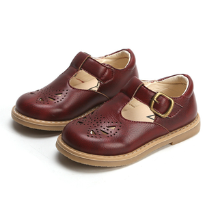 Chaussures tendance pour bébés filles, style princesse, en cuir, pour fêtes d'anniversaire, avec bride en T, 2-7 ans - Product Image 1