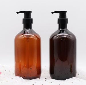 Chứng Khoán tốt nhất Nhựa dầu gội chai gel tắm container hổ phách chai dầu gội - Product Image 2