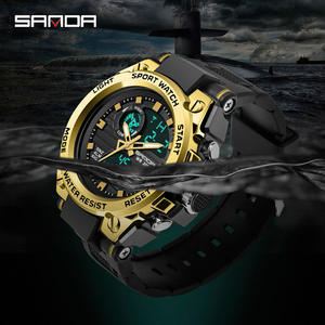 Reloj Deportivo Digital para Hombre Sanda 739, Reloj de Pulsera Electrónico Impermeable con Doble Pantalla, Reloj Deportivo Informal para Exteriores para Hombre - Product Image 5