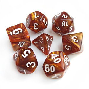Bán Buôn Đa Diện Nhựa Dice Set Cho Dungeons Và Dragons <span class=keywords><strong>RPG</strong></span> Trò Chơi Hội Đồng Quản Trị 16Mm Acrylic Đá Cẩm Thạch Dnd Dice Set - Product Image 3