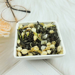 Thé en vrac saveur mixte : thé vert, fleurs de <span class=keywords><strong>jasmin</strong></span> et pêche blanche, aux fruits naturels séchés, fourni directement par l'usine - Product Image 4