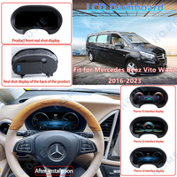 Pantalla Digital Inalámbrica para el Tablero de Instrumentos del Automóvil con CarPlay para Benz VITO W447 2016-2023, Panel Virtual con Velocímetro