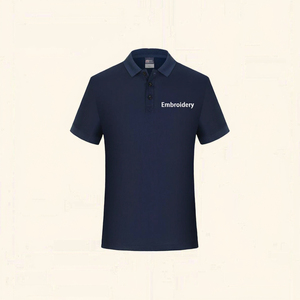 T-shirts polo personnalisés unisexes, vente en gros de coton respirant à manches courtes, motif floral pour hommes, 100% - Product Image 3