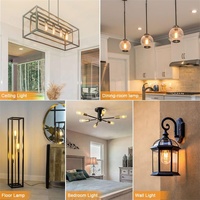 JESLED 4 W 6W 8W LED Edison Ampoule E27 E26 E14 E12 B22 Dimmable LED Ampoule Lumières A60/19 ST64 Vente en gros LED Maison LED Ampoules à filament