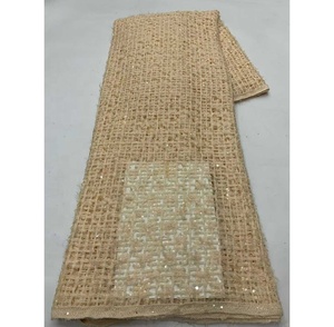 New Polyester Lụa Chủ Đề Hỗn Hợp Với Đặc Biệt Thêu Đục Lưới Dưới Tinh Tế Và Thanh Lịch Totem Ren Vải Cho Dresses - Product Image 2