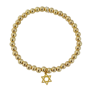 Pulsera Elástica <span class=keywords><strong>de</strong></span> Cuentas <span class=keywords><strong>de</strong></span> Acero Inoxidable <span class=keywords><strong>con</strong></span> Baño <span class=keywords><strong>de</strong></span> Oro PVD <span class=keywords><strong>de</strong></span> 18K Jietao, <span class=keywords><strong>Estrella</strong></span> <span class=keywords><strong>de</strong></span> <span class=keywords><strong>David</strong></span>, Mano <span class=keywords><strong>de</strong></span> <span class=keywords><strong>Hamsa</strong></span>, Joyería Religiosa Judía Espiritual - Product Image 4