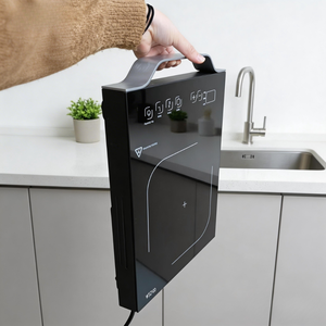 Estufa de vidrio azul de 2100w, Cocina de Inducción individual portátil con mango - Product Image 6