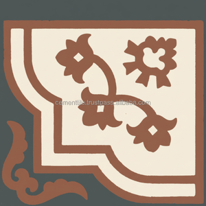 กระเบื้องซีเมนต์30.x caustic กระเบื้องซีเมนต์สไตล์สเปน: เพิ่มสีสันและเสน่ห์ให้กับการตกแต่งบ้านของคุณ - Product Image 1