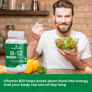 Suplementos Alimenticios Aeglewell Foods, Metil <span class=keywords><strong>B</strong></span>-12, Metilcobalamina 1,000 Mcg, Cápsulas de Vitamina B12 - Product Image 6
