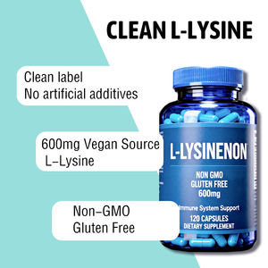 แคปซูลแอล-ไลซีนเกรดอาหาร OEM อาหารเสริมแอล-ไลซีน 1000 มก. สำหรับผู้ใหญ่ - Product Image 3