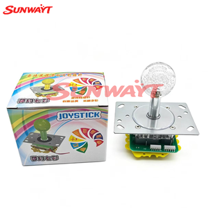 Joystick LED RGB de 12V iluminado con microinterruptor para máquina de grúa arcade, juegos de ciudad operados con monedas, máquina de captura de muñecas y regalos - Product Image 5
