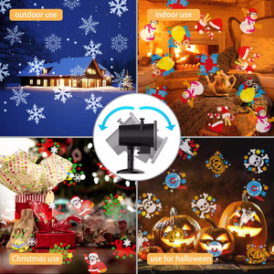 Projecteur de Noël 16-en-1 avec télécommande, lampe de projection LED extérieure pour fête et jardin - Product Image 4