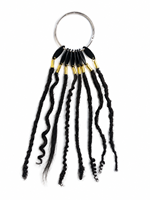 Échantillons de dreadlocks au crochet en laine 100% naturelle brésilienne, faits à la main, Remy, double trame machine, pour tressage et personnalisation