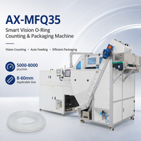 Machine automatique DGAX de comptage, emballage, remplissage, scellage, enveloppement et étiquetage de joints toriques pour sachets et sacs alimentaires en film et papier – Haute Productivité