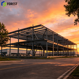 Metal Frame Manufacturing Plant Prefabricated Steel Structure Warehouse Corrosion Resistant Solution - Product Image 1