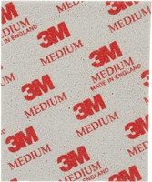 3M bantalan abrasif spons pengamplasan halus mikro halus bentuk Grit 120/180 ampelas pemoles yang dapat dicuci dapat digunakan kembali OEM untuk