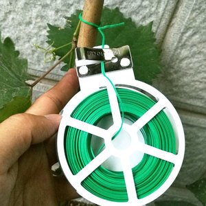 สายรัดพลาสติกเคลือบ PVC สีเขียวคุณภาพสูง ยาว 50 เมตร สำหรับงานจัดสวน รัดต้นไม้ อุปกรณ์ทำสวน สายรัดจัดสวน - Product Image 3
