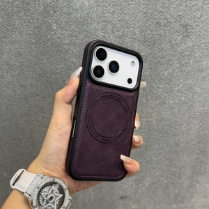 Da từ tính cho trường hợp điện thoại cho Apple cho iPhone 17 Pro Max 16 Pro cảm giác tiên tiến 15 kinh doanh 14 Vụ Nổ 13 di động - Product Image 5