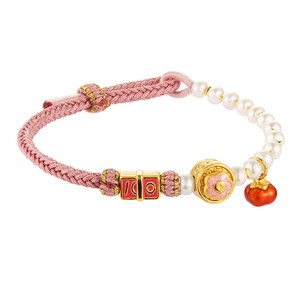 แฟชั่นหรูหรา24K สร้อยข้อมือดอกไม้สีทองที่เป็นของแข็งเครื่องประดับดีสร้อยข้อมือผู้หญิงที่สง่างาม - Product Image 1