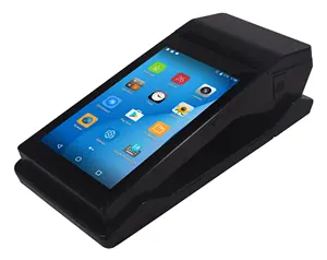 Terminal de point de vente portable Android de 7 pouces, avec imprimante de reçus thermique de 80mm, pour les services de prise de commande