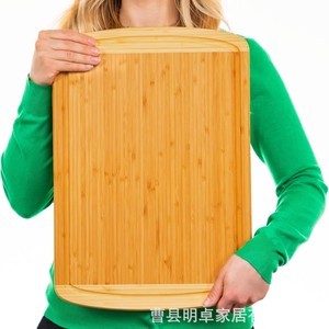 Planche à découper en bambou Akira, ensemble de 3 pièces, 29,9x21,5 cm, planche à découper de cuisine pour pain et fruits - Product Image 3