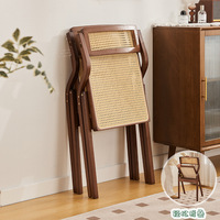 Chaise pliante en rotin empilable moderne pour banquet, dossier pivotant, housse amovible, super confortable pour les événements en plein air, la maison, le bureau