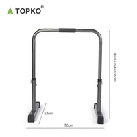 Barres parallèles multifonctionnelles de haute qualité TOPKO avec poignée réglable pour l'entraînement et la gymnastique Barre de traction