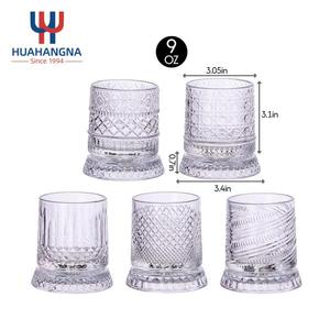 Custom Premium Luxury Crystal Rotating Whiskey <b>Glasses</b> <b>Engraved</b> Tumbler <b>Whisky</b> <b>Glass</b> - Product Image 2