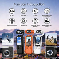 2026 Neue 4K HD WiFi Wasserdichte IP67 Sport-Actionkamera Q8 für Motorrad- & Fahrrad-Vlogging