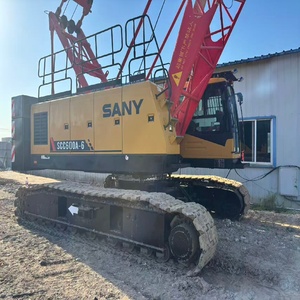 Grue sur chenilles Sany 60T d'occasion en bon état de fonctionnement, dotée d'un nouveau moteur et de composants d'engrenage - Product Image 4