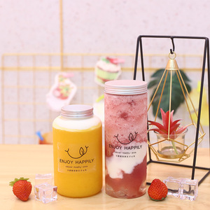 Venta de Fábrica: Botellas de Plástico PET Desechables de 500ml y 600ml para Jugo, Té con Leche y Bebidas, con Tapas - Product Image 2